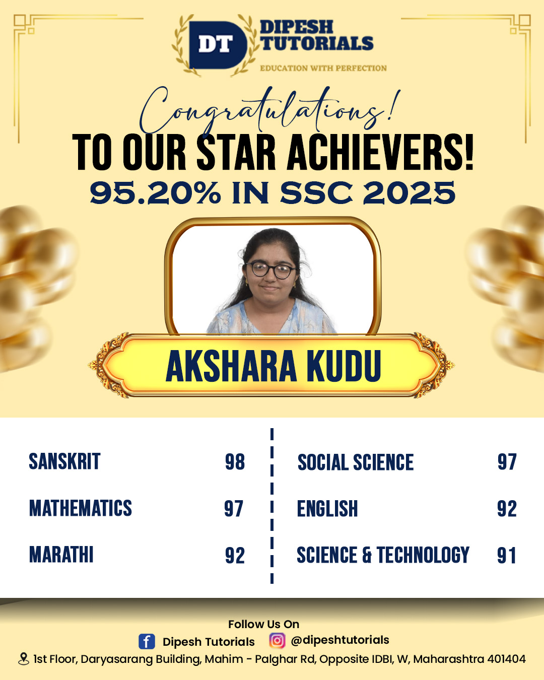 Our Topper Student 12