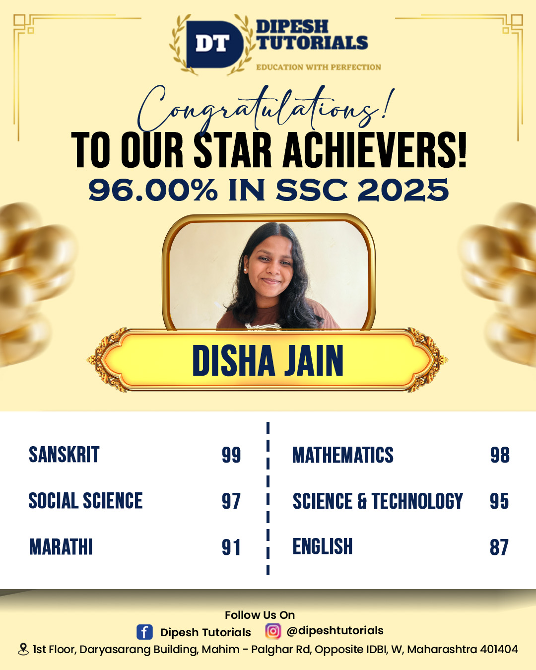 Our Topper Student 14