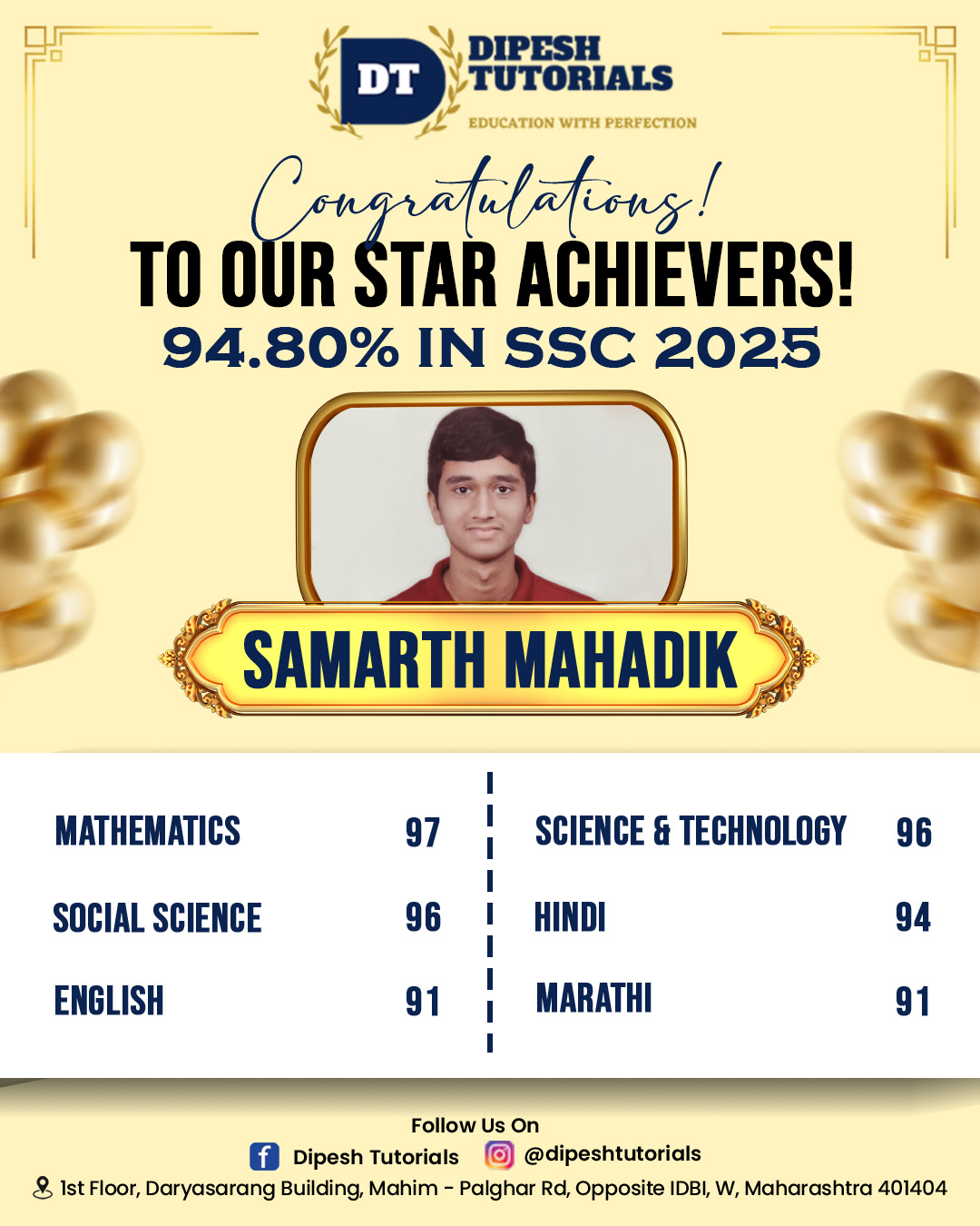 Our Topper Student 17