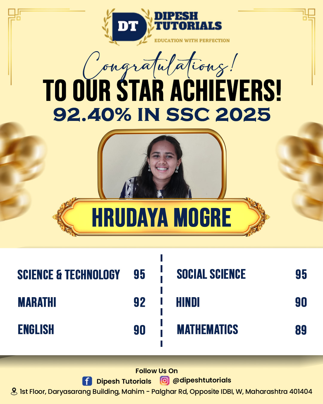 Our Topper Student 20