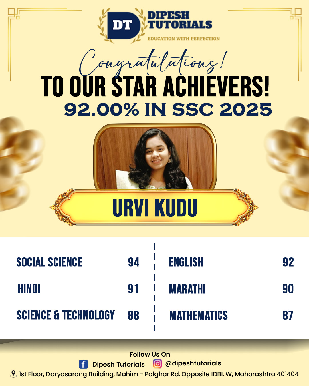 Our Topper Student 22