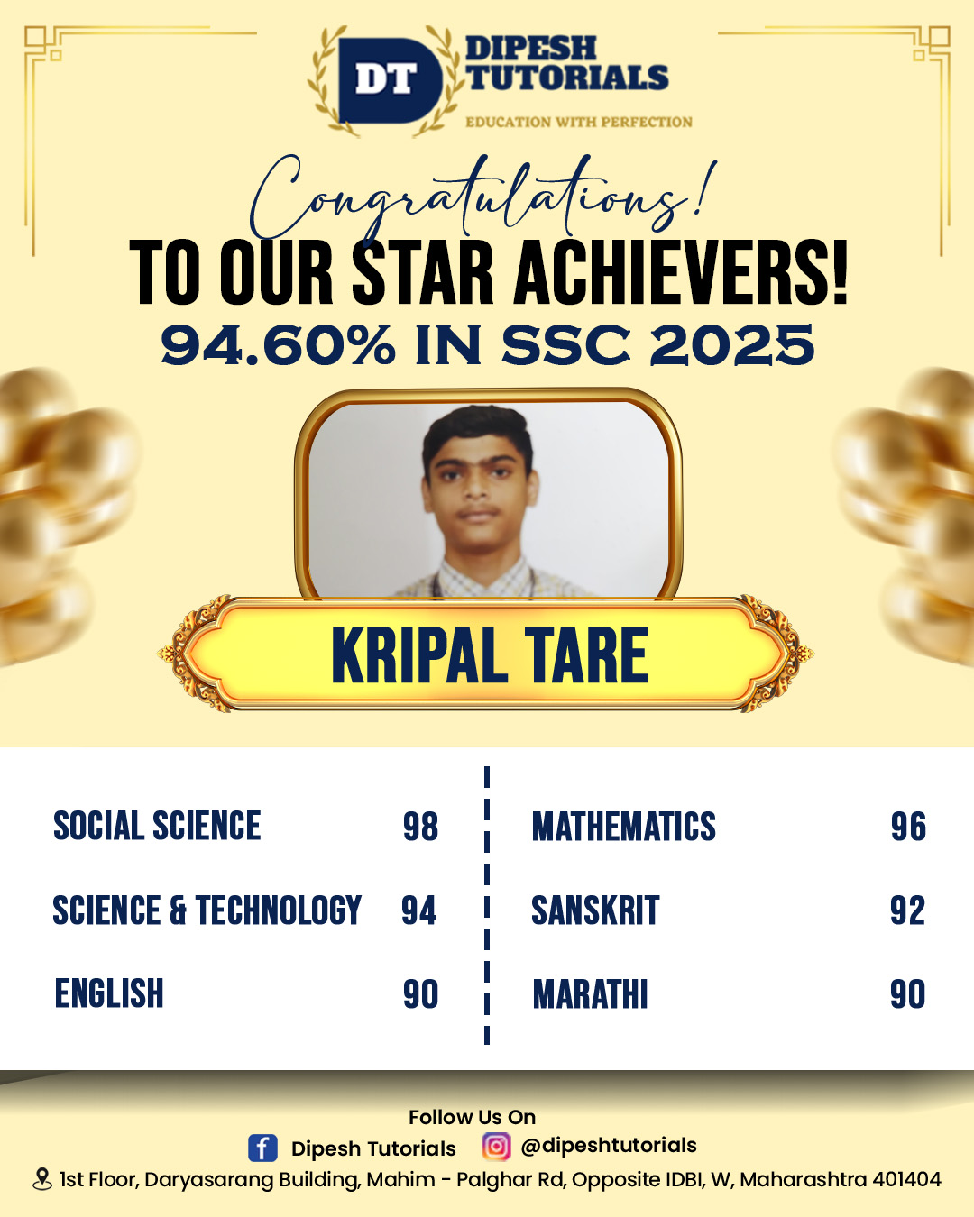 Our Topper Student 6