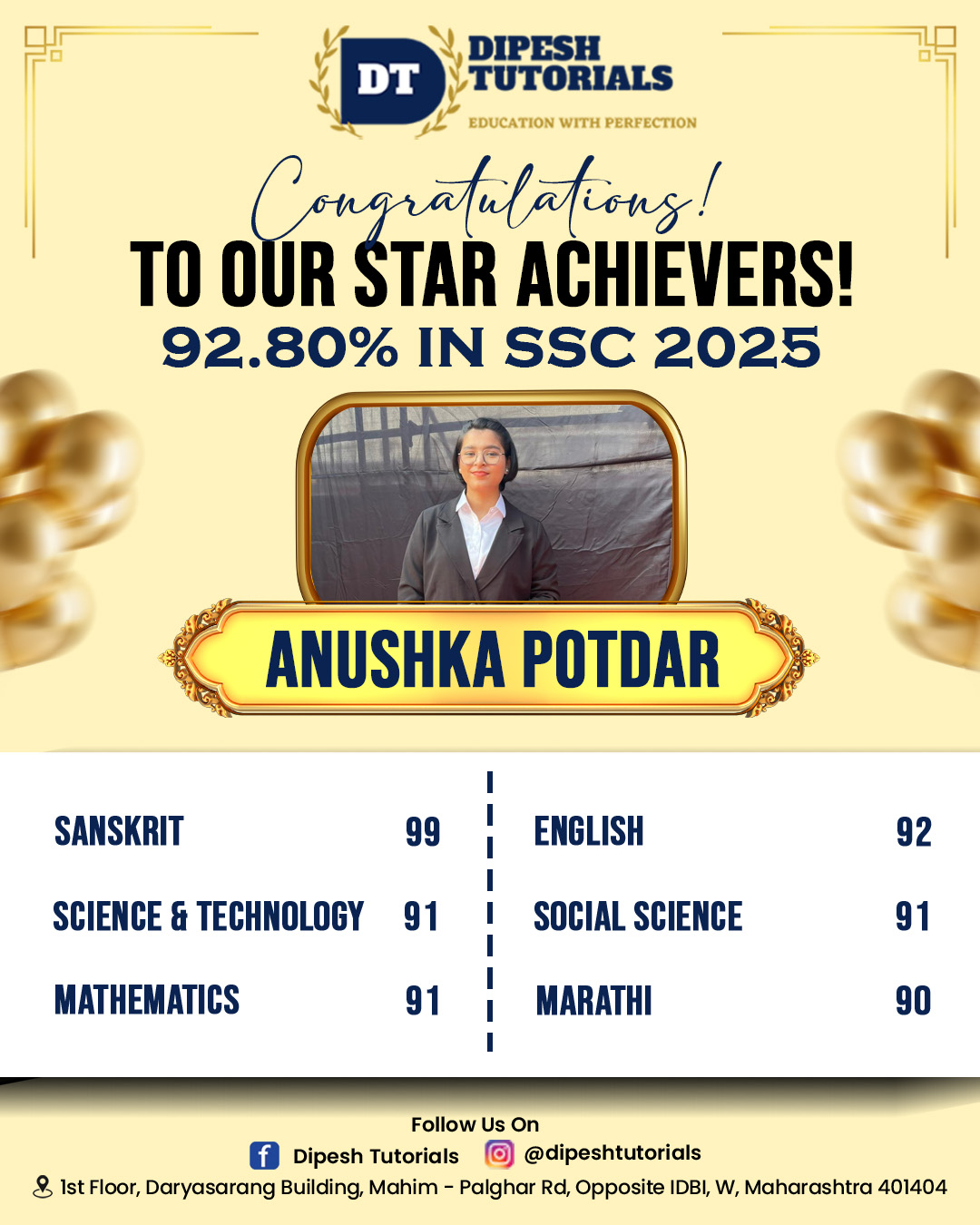 Our Topper Student 7